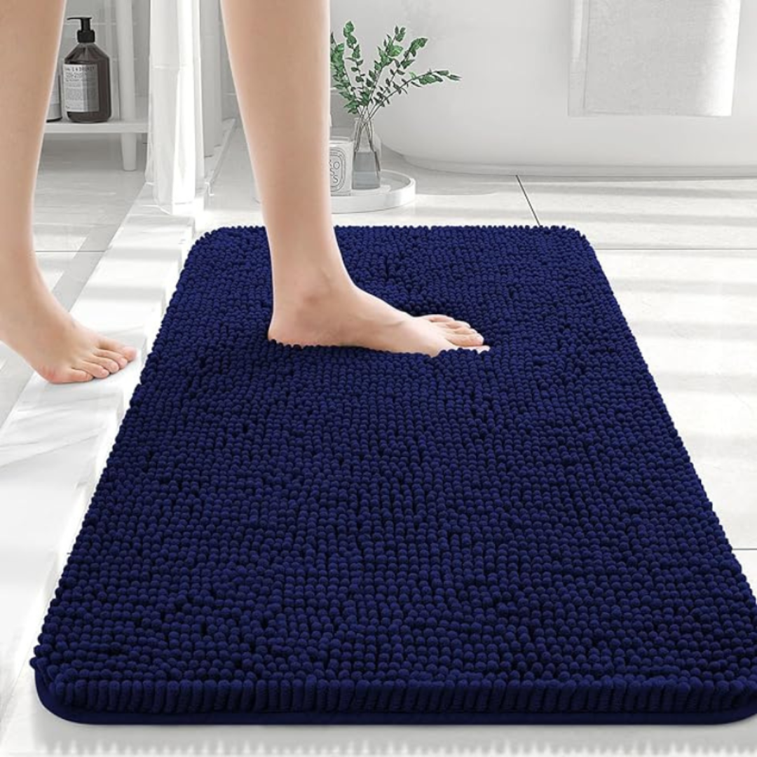 Soft Plush Bathroom Mat | Non Slip & Fast Drying Design