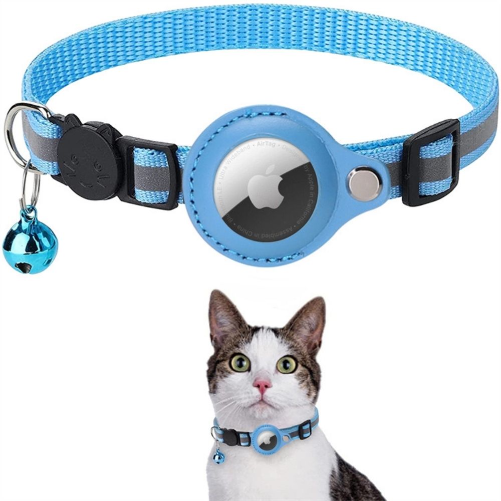 Glowing Safety Cat Collar with Fast Release GPS Tracker
