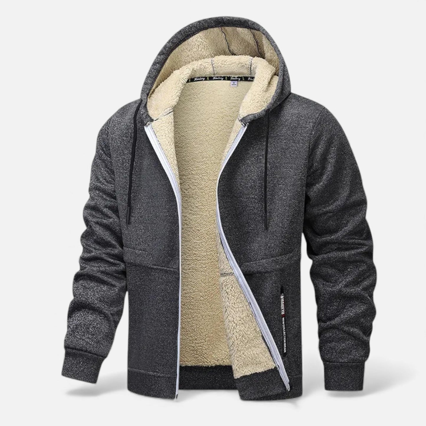 Warm Men's Fleece Lined Winter Jacket