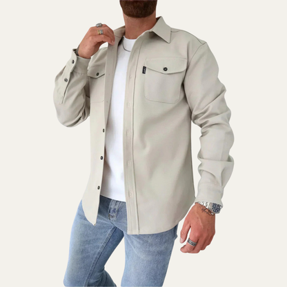 VogeLuxe | Men’s Military-Inspired Shacket