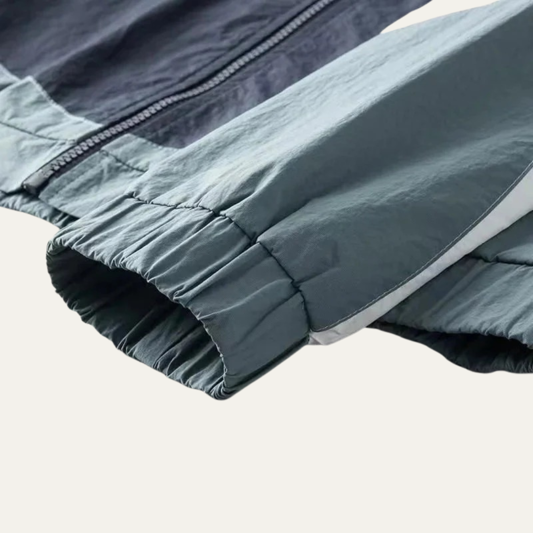 VogeLuxe | Men’s Active Colorblock Windbreaker