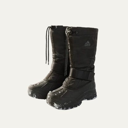 VogeLuxe | Men’s Tall Rugged Winter Snow Boots with Strap and Drawstring