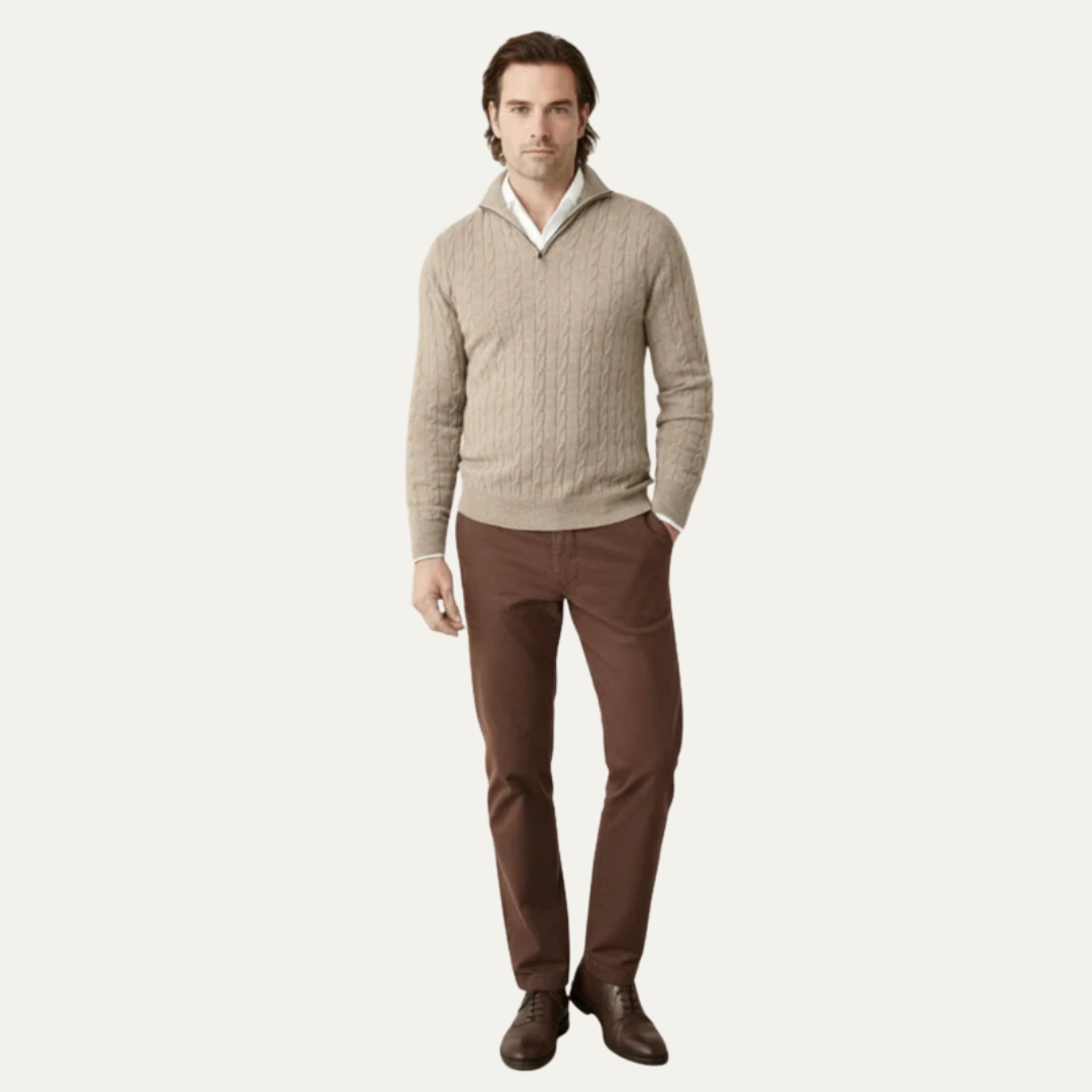 VogeLuxe | Men’s Textured Quilted Bomber Jacket