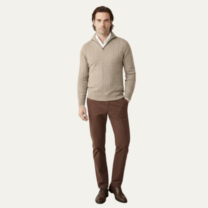 VogeLuxe | Men’s Textured Quilted Bomber Jacket
