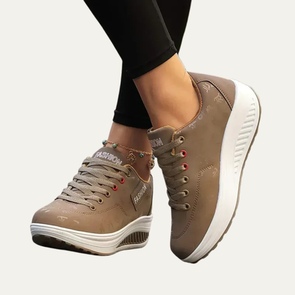 VogeLuxe | Women’s Chunky Platform Lace Up Sneakers