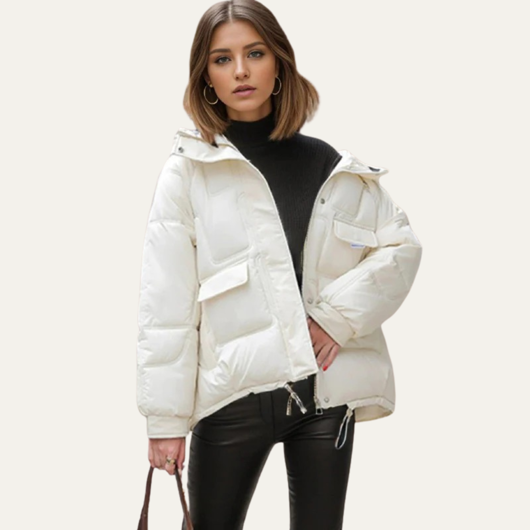 VogeLuxe | Women’s Utility Cropped Puffer Jacket