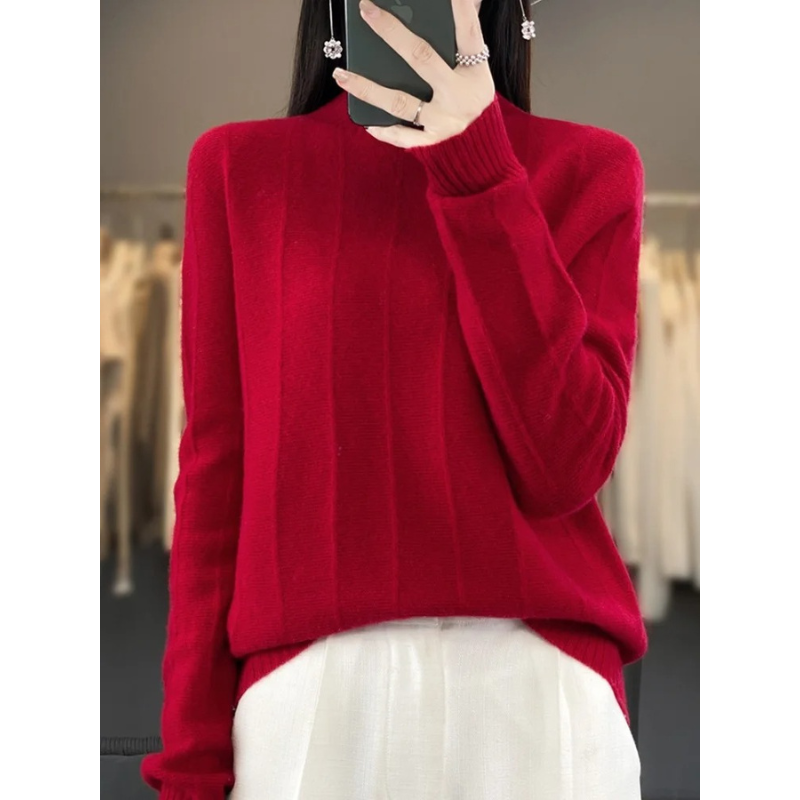 Warm Water Resistant Turtleneck Sweater for Women