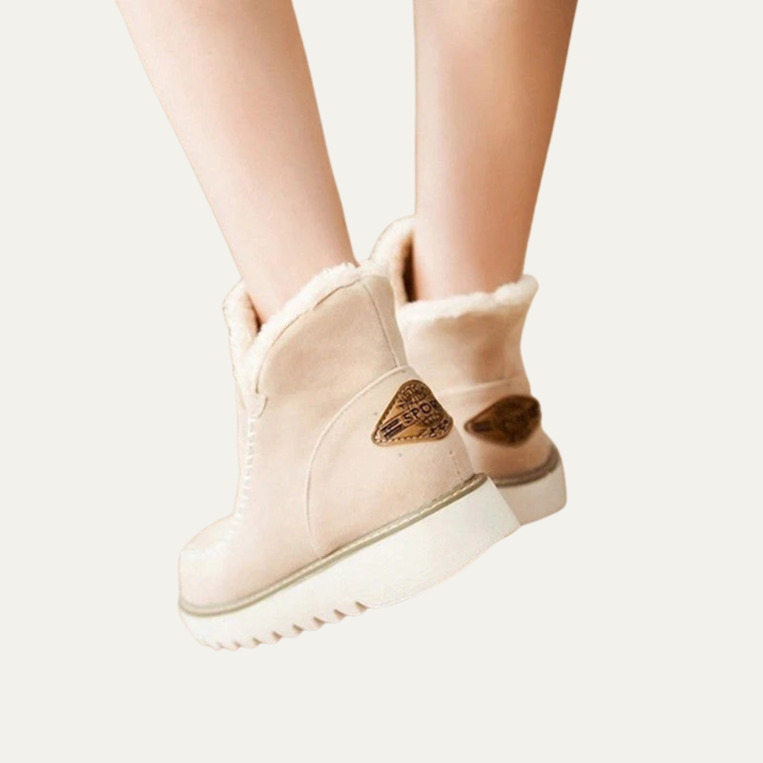 VogeLuxe | Women’s Short Winter Boots with Suede Look
