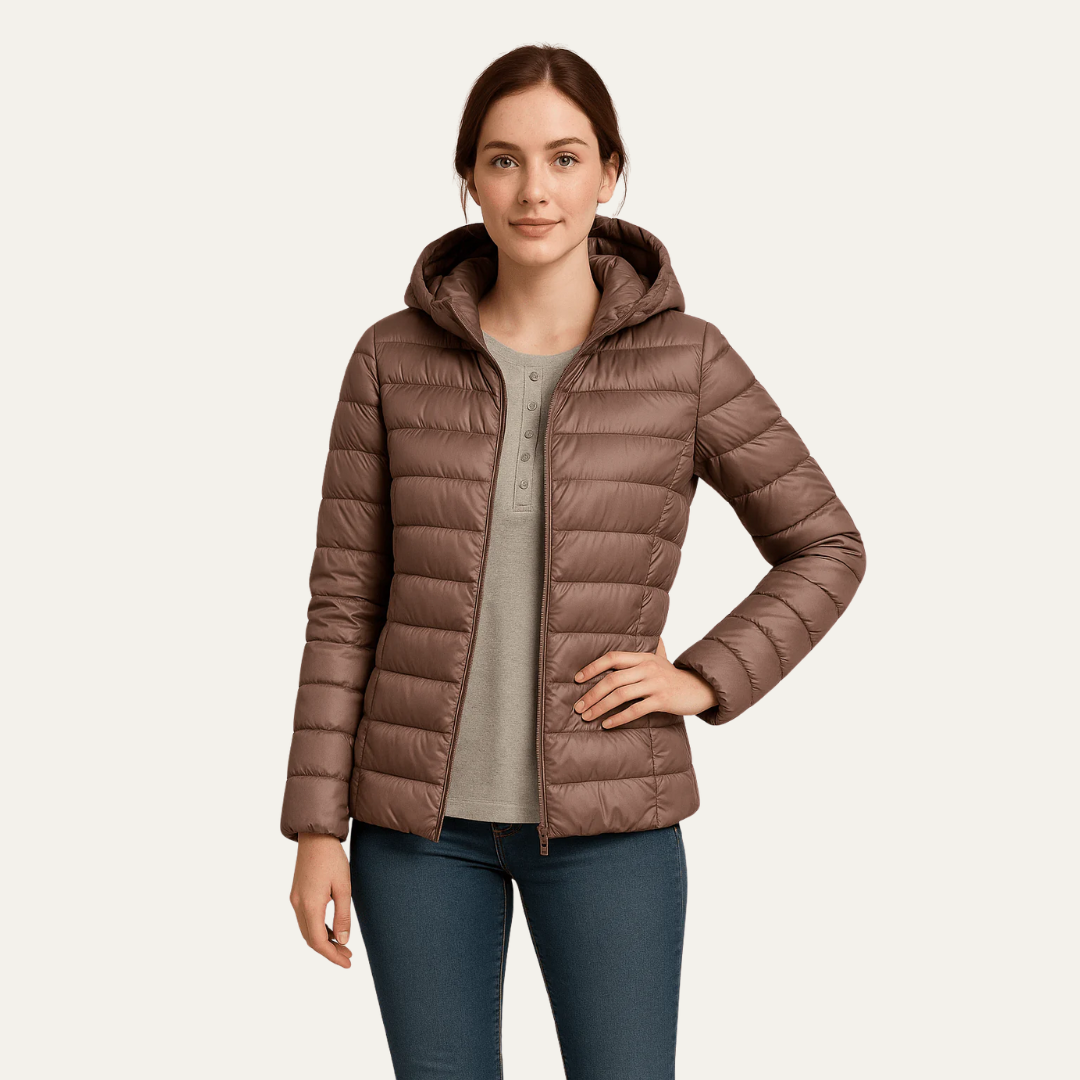 VogeLuxe | Women’s Lightweight Quilted Puffer Jacket