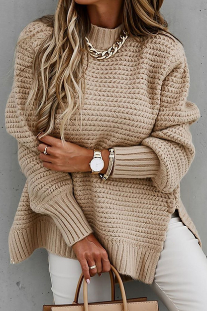 Soft Women's Winter Cashmere Crew Neck Sweater