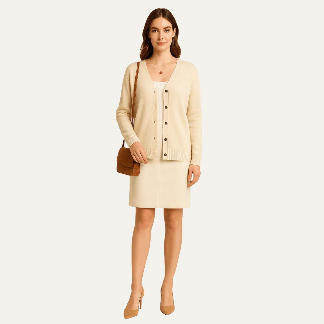 VogeLuxe | Women’s Classic Button-Front Cardigan