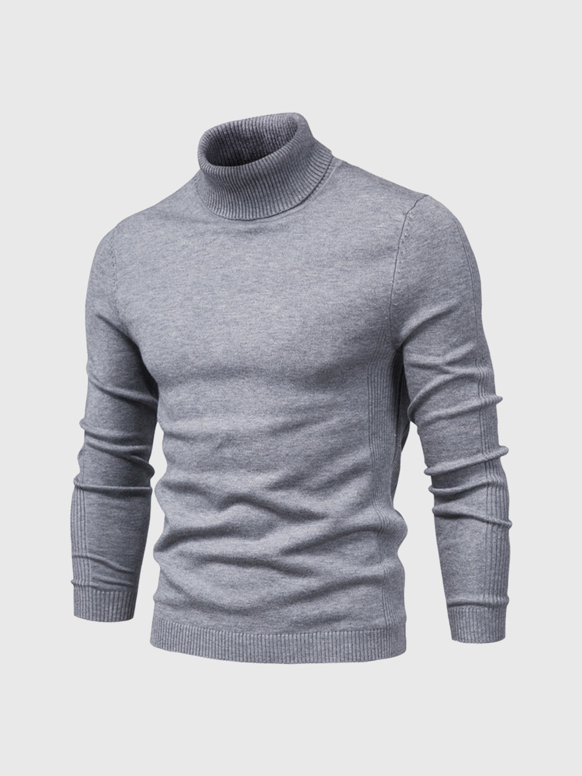 VogeLuxe | Men’s Slim Fit Lightweight Knit Turtleneck Sweater
