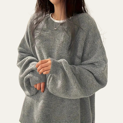 VogeLuxe | Women’s Oversized Balloon Sleeve Knit Sweater