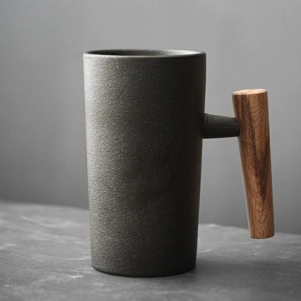 Earthy Ceramic Coffee Mugs Natural Collection