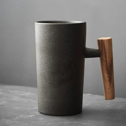 Earthy Ceramic Coffee Mugs Natural Collection