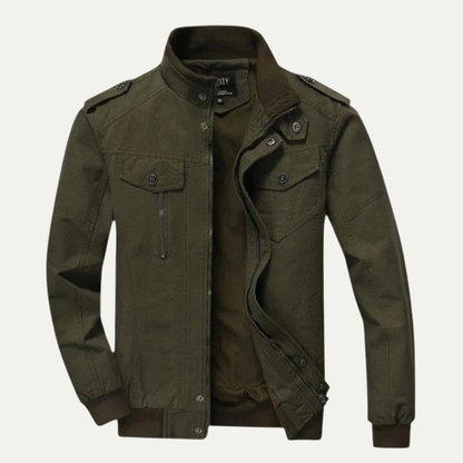 VogeLuxe | Men’s Rugged Military Field Jacket