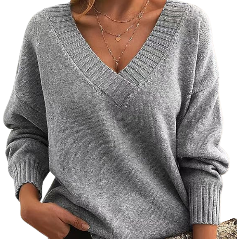 Soft Women's V-Neck Cashmere Sweater