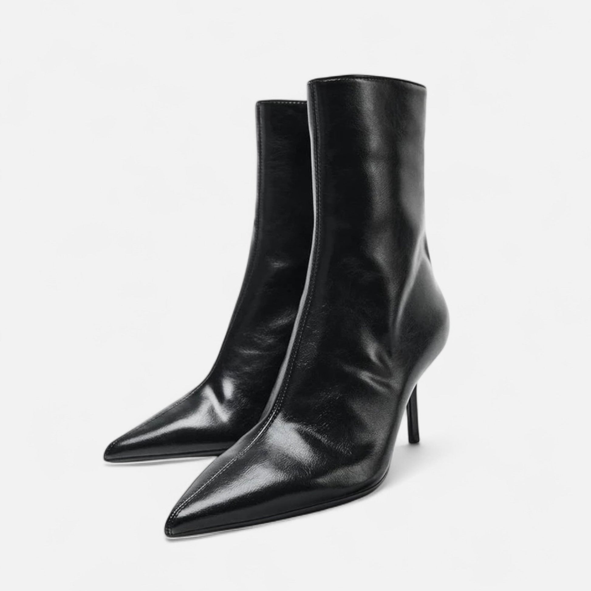Elegant High Heel Ankle Boots for Women - VogeLuxe