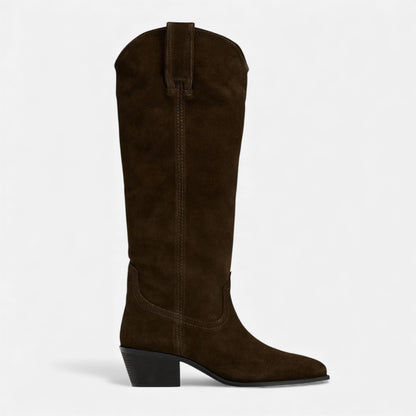 Luxury Suede Ankle Boots for Women Winter