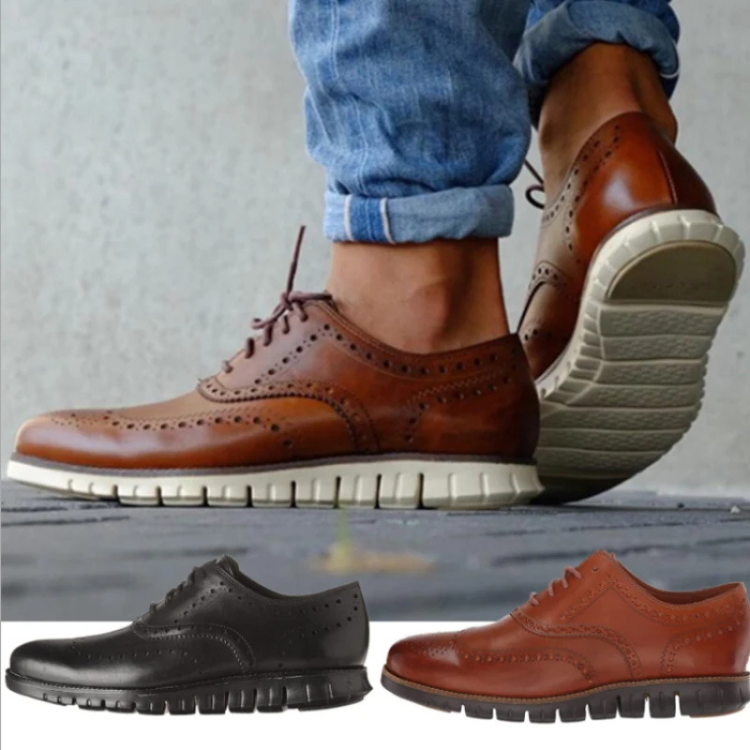 Classic Men's Genuine Leather Shoes - VogeLuxe