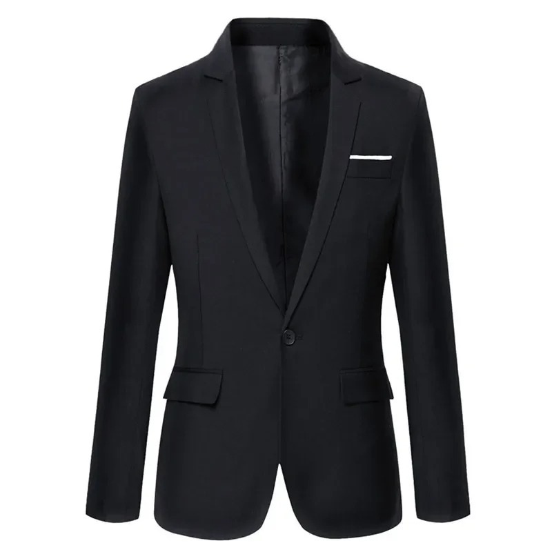 Men's Classic Tailored One Button Jacket