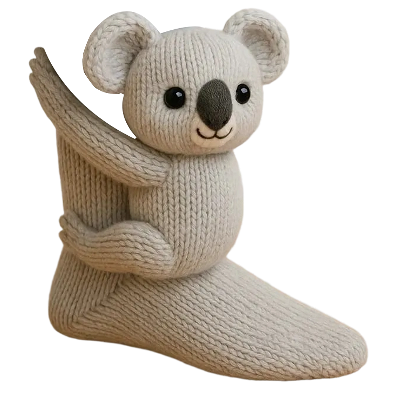 Fun Plush Animal Hug Socks