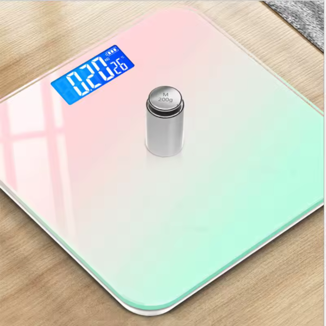 Accurate Digital Bathroom Scale with LED Screen