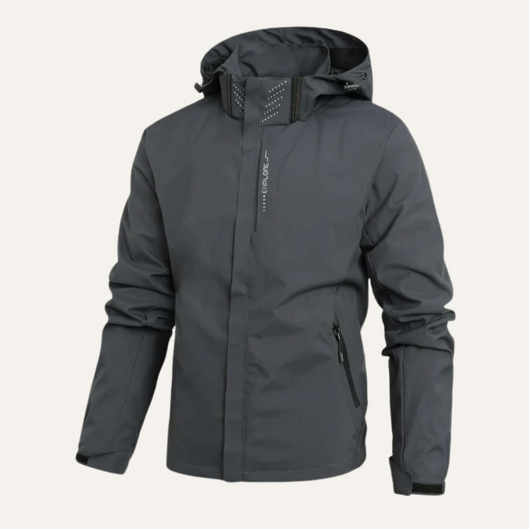 VogeLuxe | Men’s Performance Hooded Windbreaker Jacket