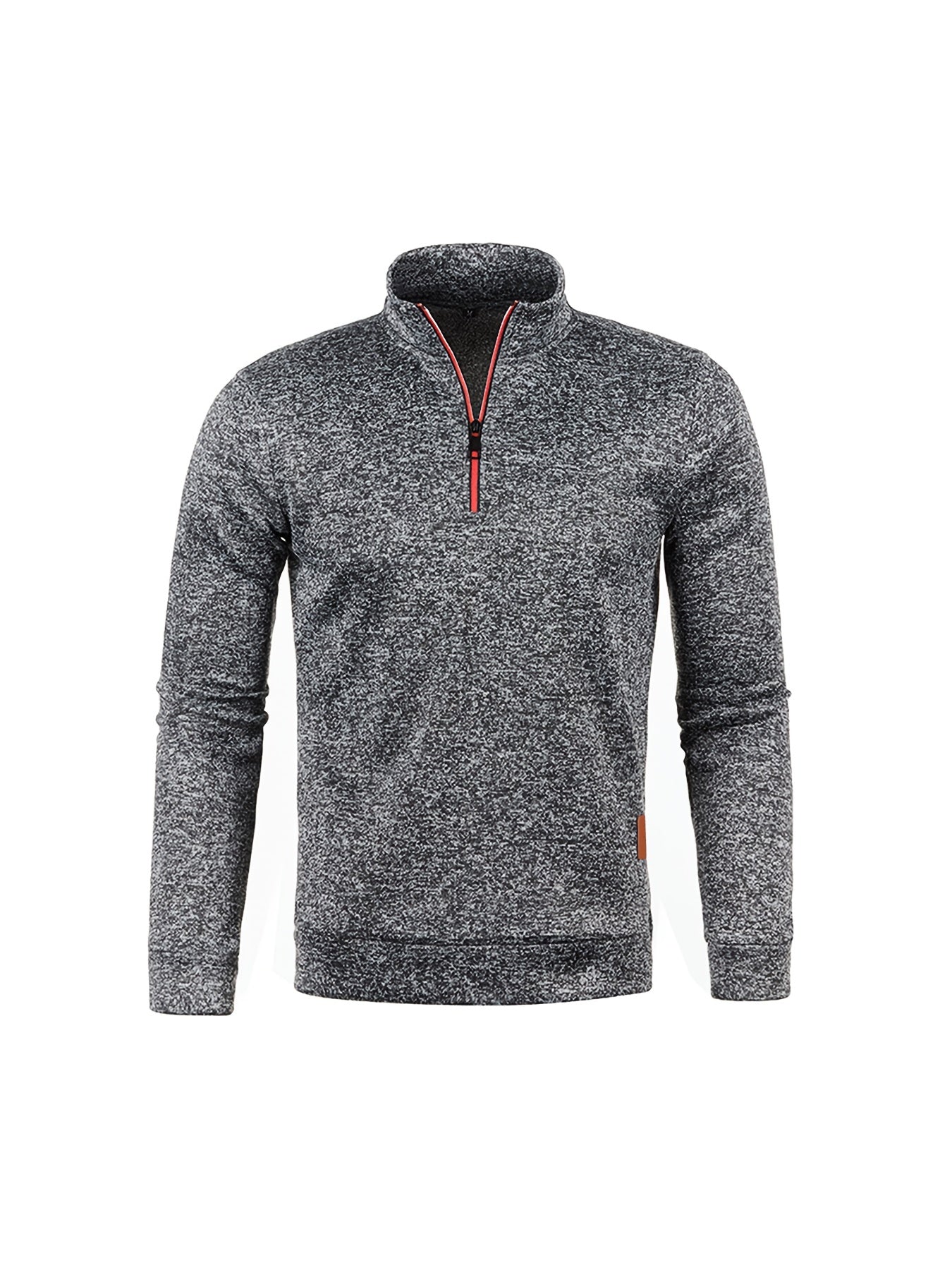 Classic Mens Winter Quarter Zip Sweater