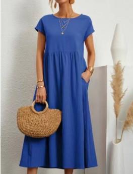Casual Comfortable Knee Length Midi Dress