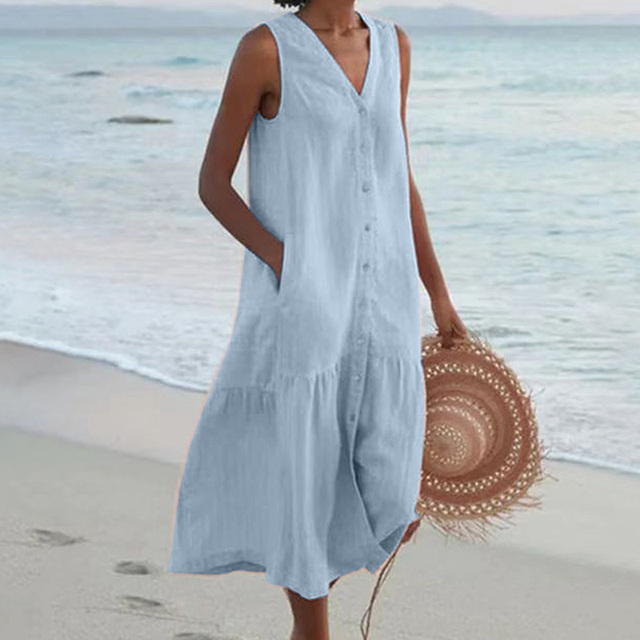 Classic Casual Summer Dress for Women