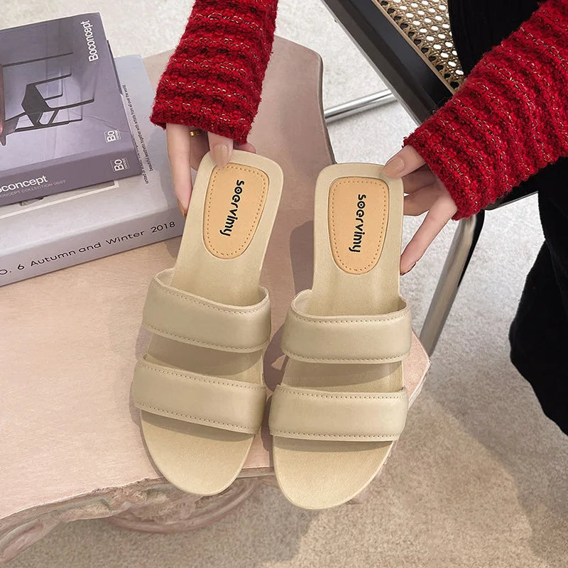 Comfortable Summer Slide Sandals for Women