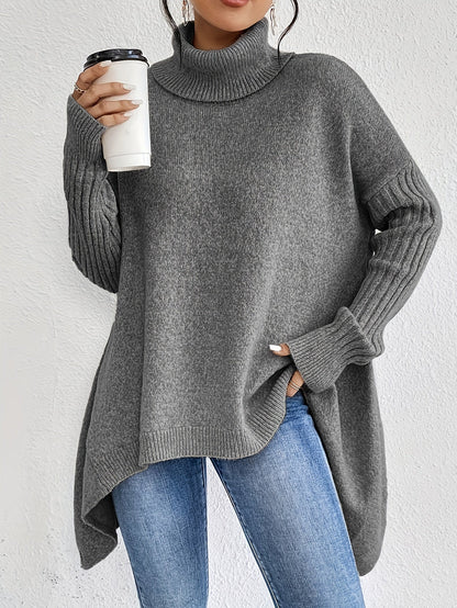 Relaxed Fit Women's Long Sleeve Sweater