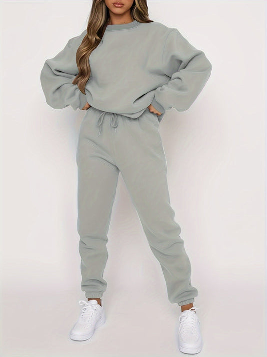 Comfortable 2-Piece Women's Loungewear Set - BritishElegance