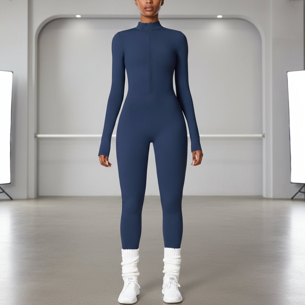 Flexible Fitness Jumpsuit Full Length Sportswear - VogeLuxe