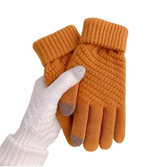 Warm Winter Leather Gloves - VogeLuxe