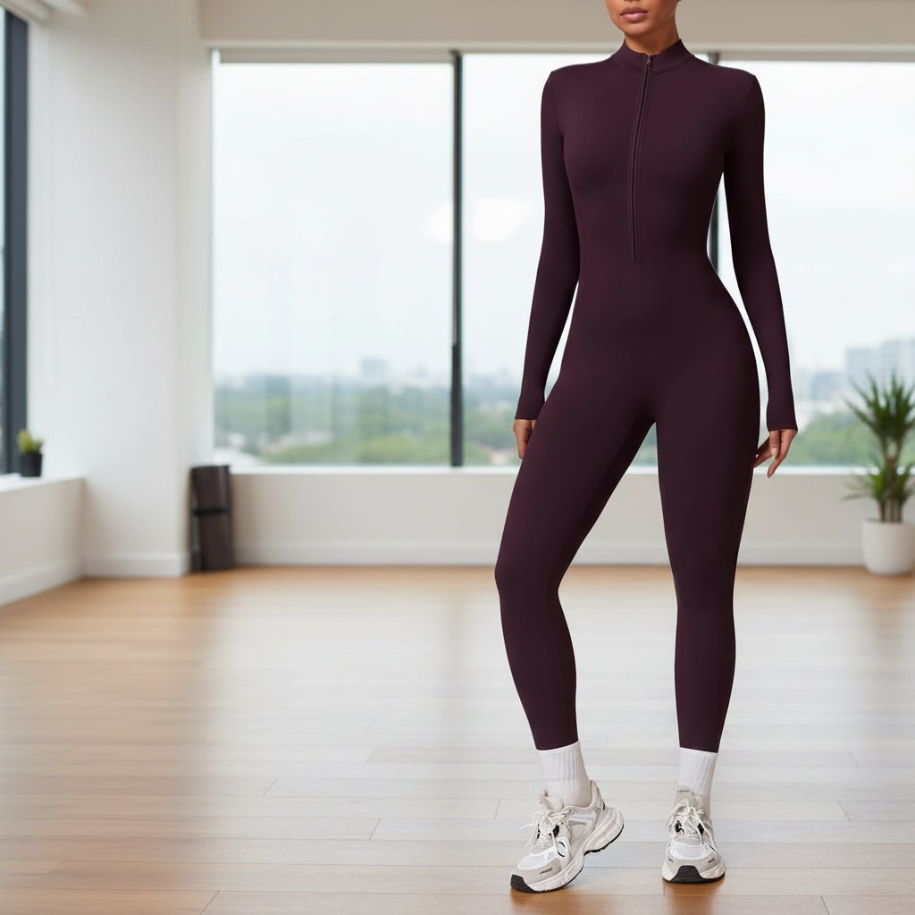 Flexible Fitness Jumpsuit Full Length Sportswear