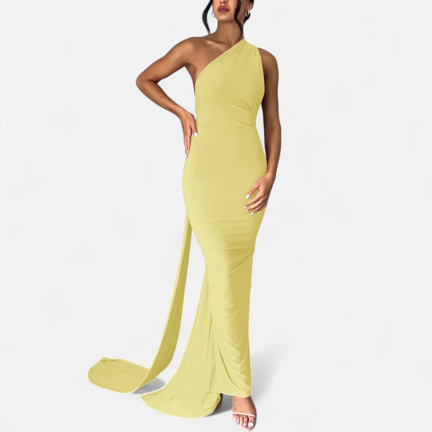 Elegant Tie Back Formal Gown for Women
