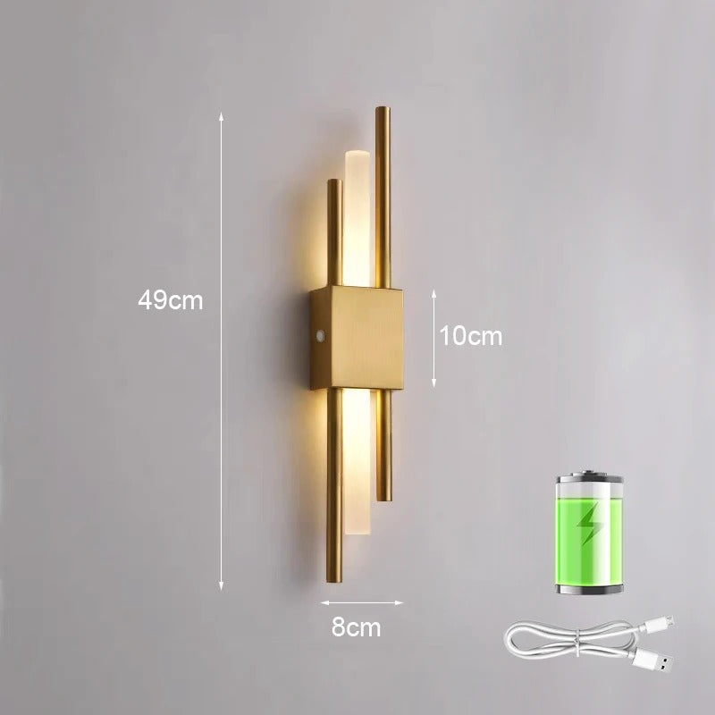 Bright Cordless LED Home Sconce