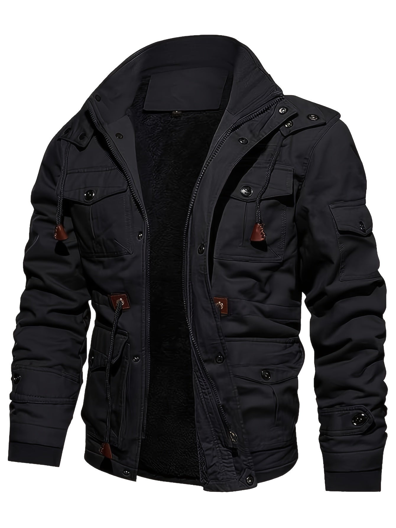 Warm Mens Hoodie Coat - VogeLuxe