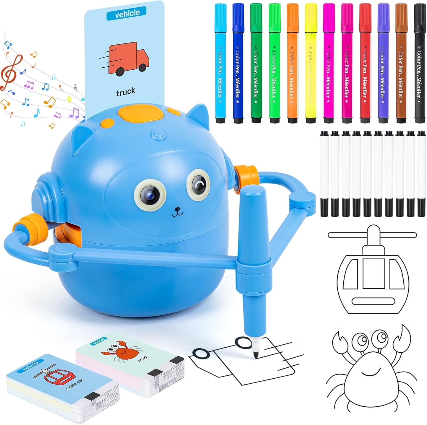 Fun Interactive Art Robot for Children - BritishElegance