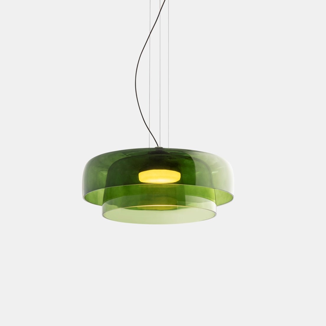 Classic Glass Ceiling Lamp with Vintage Style