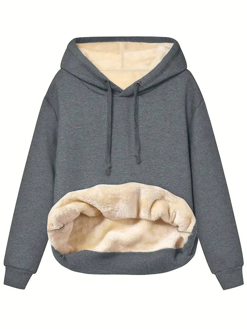 Warm Hooded Winter Sweater