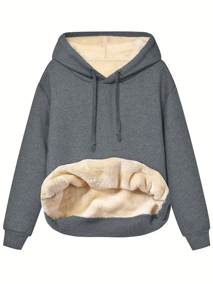 Warm Hooded Winter Sweater