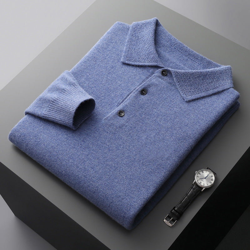 Premium Soft Merino Wool Polo Shirt