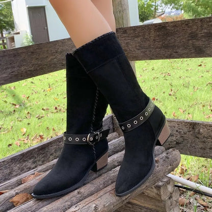 Low Heel Ankle Boots for Women