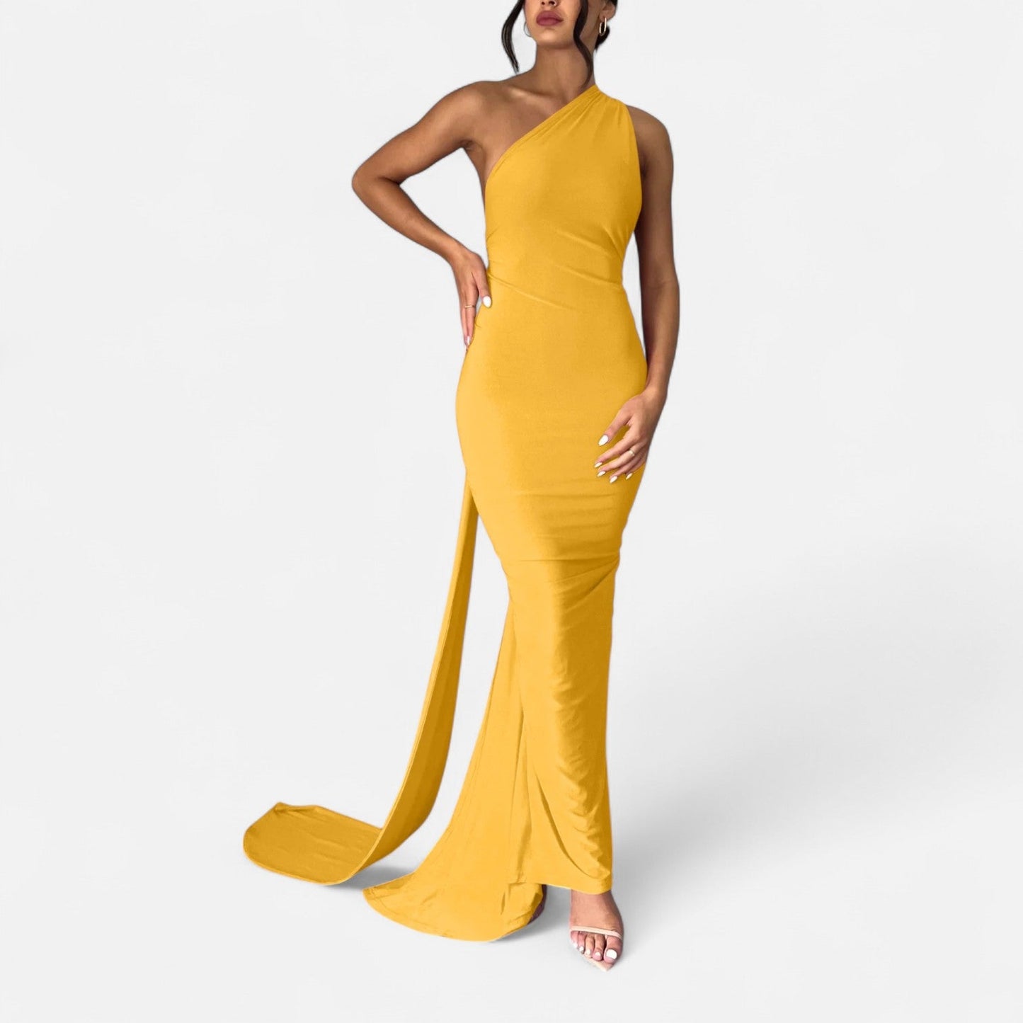 Elegant Tie Back Formal Gown for Women