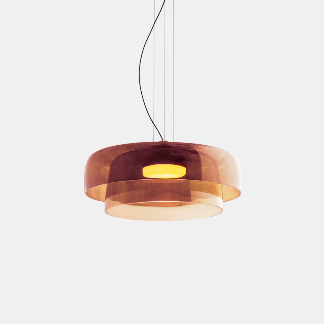 Classic Glass Ceiling Lamp with Vintage Style