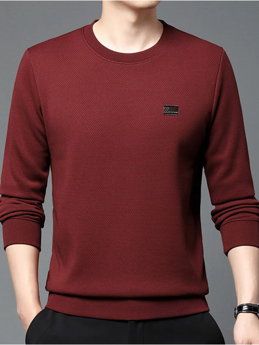 Big and Tall Relaxed Fit Long Sleeve Tee - VogeLuxe