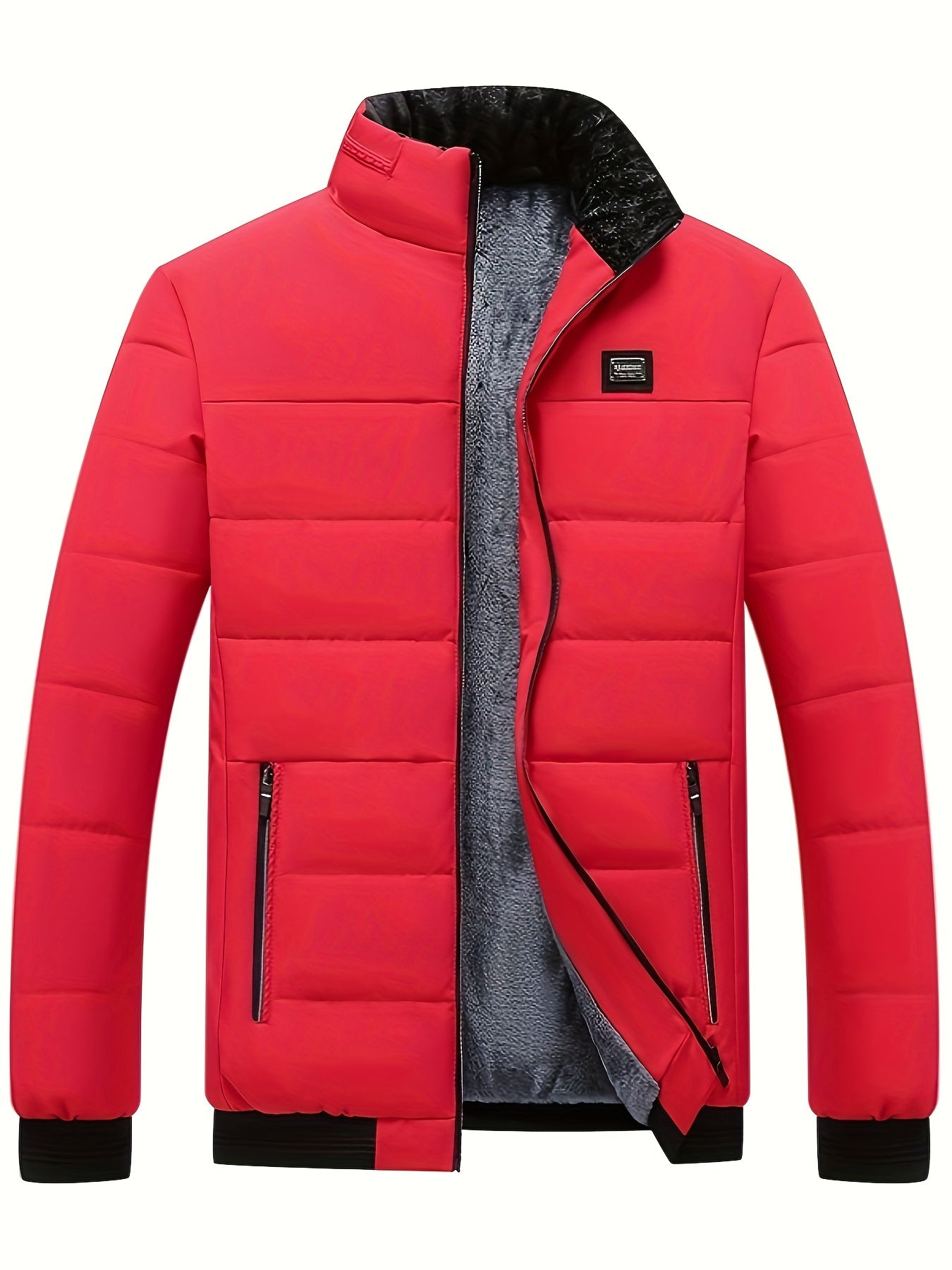 VogeLuxe | Men’s Fleece Lined Quilted Puffer Jacket